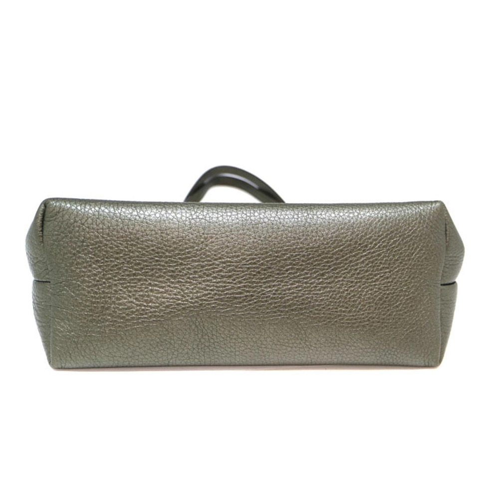 GUCCI Interlocking GG Soho Handbag Leather Gray - Picture 6 of 10